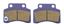 Picture of Brake Disc Pads Front R/H Kyoto for 2010 Keeway Matrix 50