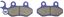 Picture of Brake Disc Pads Front R/H Kyoto for 2010 SYM Symphony 125 (4T)
