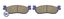 Picture of Brake Disc Pads Rear R/H Kyoto for 2007 Yamaha YP 250 R X-Max (1C04)