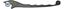 Picture of Front Brake Lever Black Honda MT8