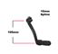 Picture of Gear Change Lever Pedal Honda, Kawasaki, Yamaha 4' Black Folding Lever