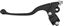 Picture of Handlebar Lever Assembly Left Hand Black with Mirror Boss as Yamaha