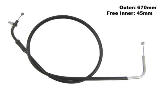 Picture of Choke Cable for 2001 Suzuki GSF 1200 S-K1 Bandit (Half Faired) (SACS) (GV77A)