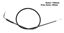 Picture of Choke Cable Yamaha XT125R, XT125X 05-08