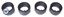Picture of Carburettor to Head Rubbers Honda CBR600FK, FL 1989-1990 (Per 4)