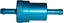 Picture of Fuel Patrol Filter 6mm Anodised Aluminium Blue