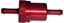 Picture of Fuel Fuel/Fuel/Petrol Filter 6mm Anodised Aluminium Red