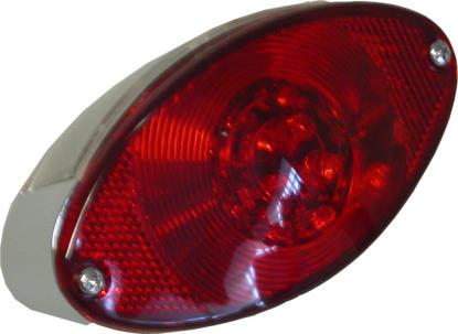 Picture of Custom Rear Stop Light Taillight Cateye with LED Element 130mm x 65mm