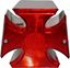 Picture of Custom Rear Stop Light Taillight Maltese Cross with Stop & Tail Bulb