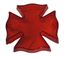 Picture of Tailight Lens Fire Maltese Cross with Red Lens