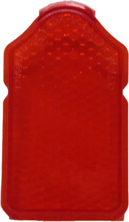Picture of Taillight Lens Red Mini Tombstone 84mm x 46mm