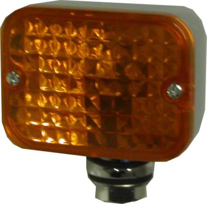 Picture of Marker Indicator Light Chrome with Amber Lens