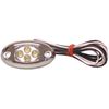 Picture of Marker Light Oval Design with 4 White LED Lights (2 screws)