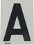 Picture of Letter 'A' for Plastic Plate (Per 50)