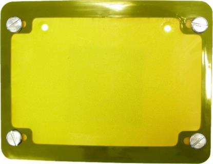 Picture of Number Plate Surround 6 Digit Gold