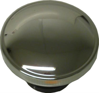 Picture of Fuel/Petrol Fuel Cap Chrome Screw-in Type Vented 40mm