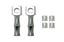 Picture of Handlebar Risers 5" Chrome Dome Top (Pair)