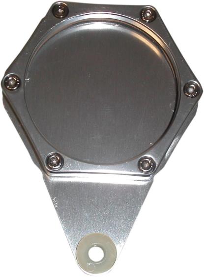 Picture of Tax Disc Holder Hexagon Silver 6 Studs