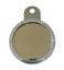 Picture of Tax Disc Holder Round 6 Screws,Gold Glass,Chrome Backing