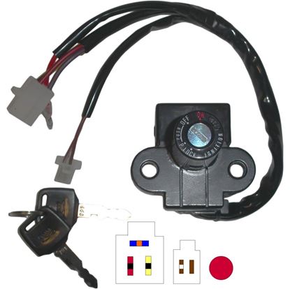 Picture of Ignition Switch for 1989 Honda CB-1 (CB400F2K) (NC27)