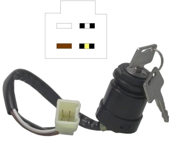 Picture of Ignition Switch for 1990 Kawasaki KDX 125 B1