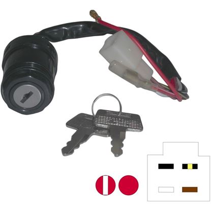 Picture of Ignition Switch for 1981 Kawasaki AE 50 A1