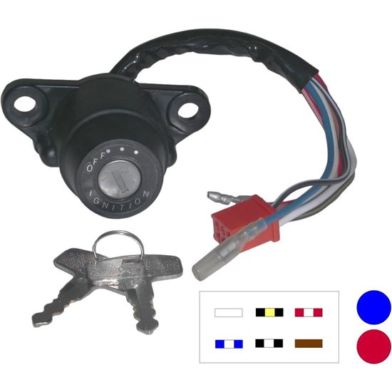 Picture of Ignition Switch for 1976 Kawasaki KE 175 B1