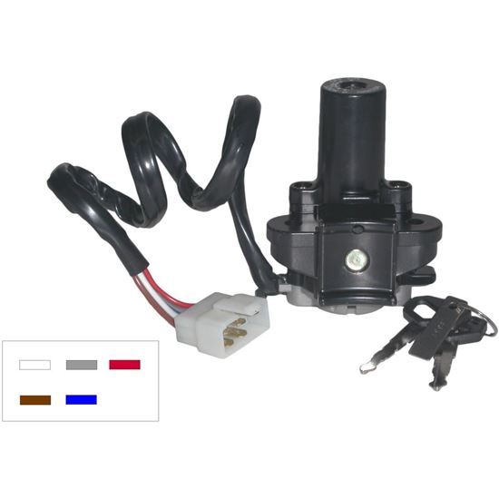 Picture of Ignition Switch for 1990 Kawasaki ZZR 400 (ZX400K1)