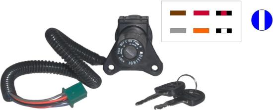 Picture of Ignition Switch for 1985 Suzuki RG 125 UCG (Gamma l)