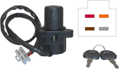 Picture of Ignition Switch for 1985 Suzuki GSX-R 750 F (SACS) (GR75A)