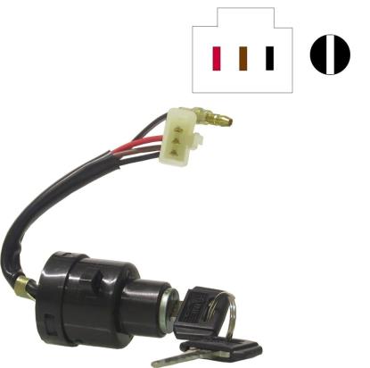 Picture of Ignition Switch Yamaha T50, T80 Townmate 83-95 (4 Wires)