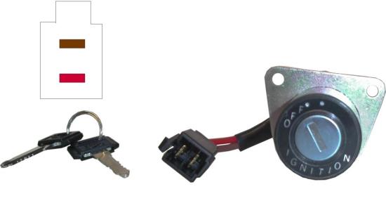 Picture of Ignition Switch for 1982 Yamaha SR 125 SE (Front & Rear Drum)