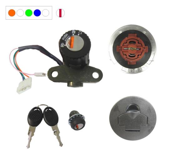 Picture of Ignition Switch Lock Set Aprilia RS125 96-98 (4 Wire) Pegaso 65092-96