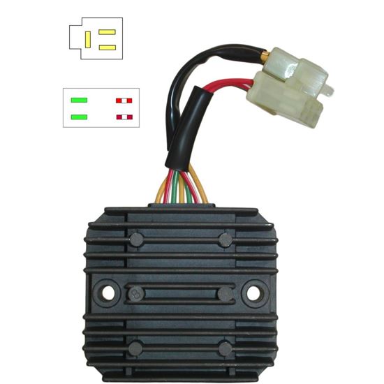 Picture of Regulator/Rectifier for 1999 Honda XL 400 VX Transalp (ND06) (Japan Model)