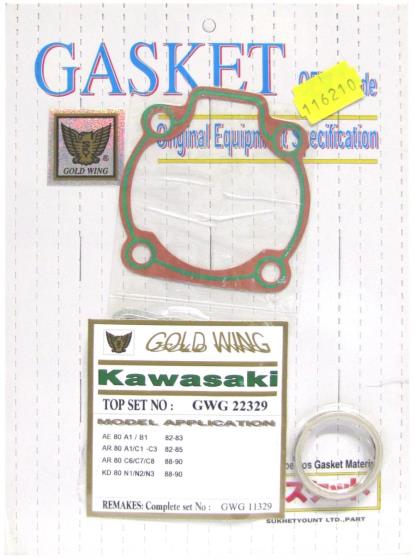 Picture of Top Gasket Set Kit Kawasaki AE80A1, B1, AR80C1-9, 81-92