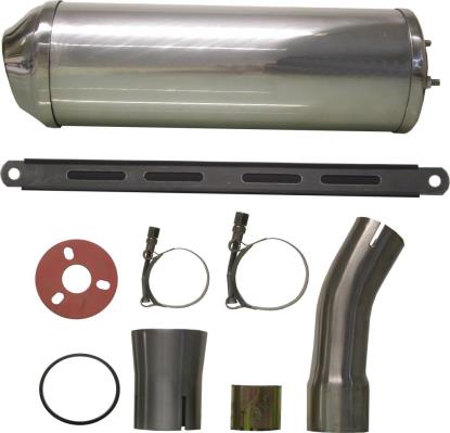Picture of Exhaust Stainless Round Tailpipe for 4T(50mm push-on)