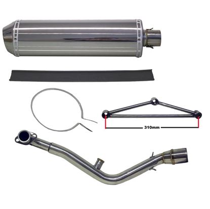 Picture of Exhaust Complete for 2007 Suzuki AN 400 K7 Burgman