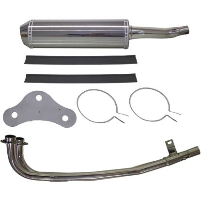 Picture of Exhaust Complete for 2006 Suzuki AN 650 A-K6 Burgman 'Executive' (ABS)