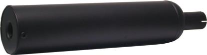 Picture of Exhaust Tailpipe Trail Black Round 290mm Long for 2T's
