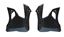 Picture of Radiator Scoops Black Yamaha YZ125, YZ250, WR250 96-01 (Pair)