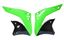 Picture of Radiator Scoops Green Kawasaki KX250F 06-08 (Pair)