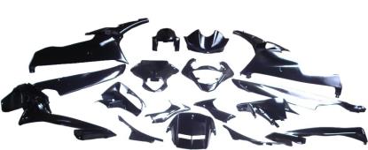 Picture of Fairing Complete Yamaha YZF R6 2006-2007 (Black-19)