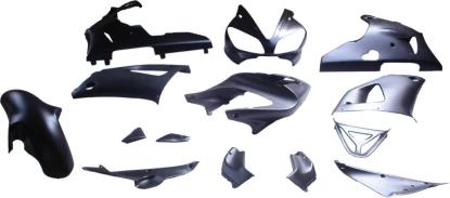 Picture of Fairing Complete Yamaha YZF R1 2000-2001 (Black-14)