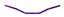 Picture of Handlebars 7/8' Aluminium Purple 1.50' Rise without brace
