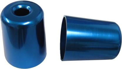 Picture of Bar End Cover Blue ZX7R (Pair)