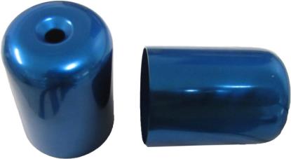 Picture of Bar End Cover Blue GSXR1100WP, WR (Pair)