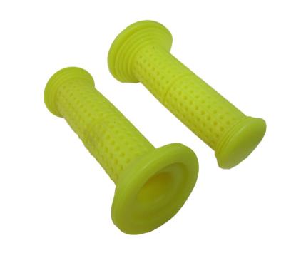 Picture of Grips Small Dimple Yellow to fit 7/8" Handlebars (Pair)