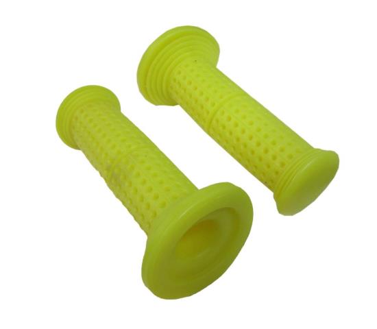 Picture of Grips Small Dimple Yellow to fit 7/8" Handlebars (Pair)