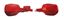 Picture of Hand Guards Disc Red (Pair)