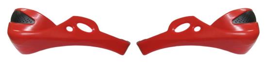 Picture of Hand Guards Wrap Round Vented Red (Pair)